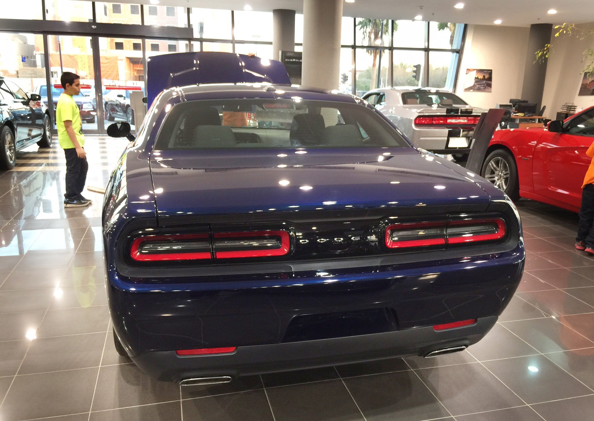 Dodge challenger back