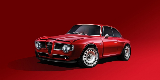 كشفت شركة ألمانية عن سيارة Emilia GT العصرية بتصميم كلاسيكي وإنتاج محدود مع محرك ألفا روميا وتصميم مستمد منها.