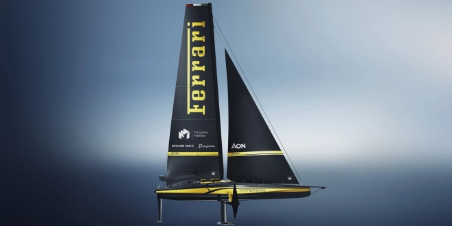 يخت فيراري Hypersail للسباقات يظهر خلال أسبوع ميلانو للتصميم - سعودي شفت